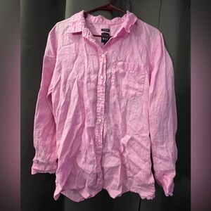 GAP Light Pink Boyfriend Shirt